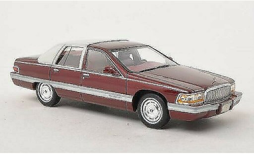 Buick Roadmaster Sedan 1/43 GLM rot/matt-weiss 1994 modellautos