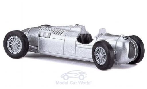 Auto Union Typ C 1/87 Busch silber Formel 1 1936 Megamodell in PC-Box modellautos