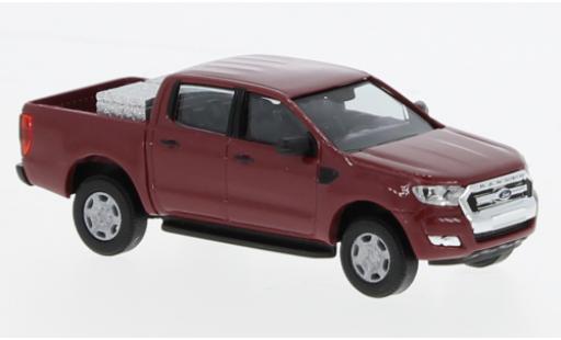 Modellautos Ford Ranger 1/87 Busch rouge foncé 2016 Ford Ranger 1/87 Busch rouge foncé 2016 modellautos