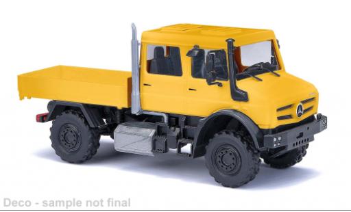 Modellautos Mercedes Unimog 1/87 Busch U 5023 cabine double jaune 2013 Mercedes Unimog 1/87 Busch U 5023 cabine double jaune 2013 modellautos