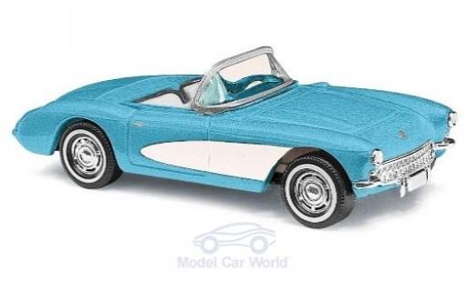 Modellautos Chevrolet Corvette 1/87 Busch C1 Cabrio blau/weiss 1956 Chevrolet Corvette 1/87 Busch C1 Cabrio blau/weiss 1956 modellautos