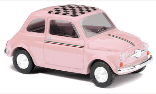 Fiat 500 1/87 Busch rosa 1965 modellautos