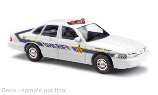 Ford Crown 1/87 Busch Victoria Police Interceptor NYC Deputy Sheriff 1996 1:87 modellautos