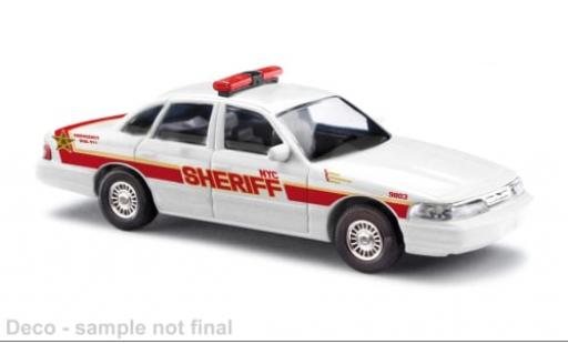 Ford Crown 1/87 Busch Victoria Police Interceptor NYC Sheriff 1996 1:87 modellautos