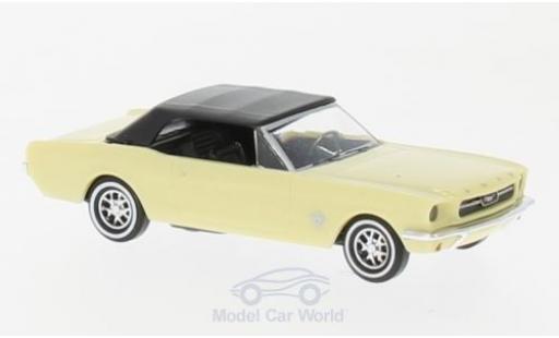 Ford Mustang 1/87 Busch Cabrio gelb 1964 mit Softtop modellautos