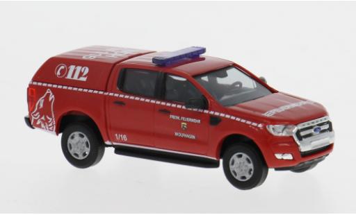 Ford Ranger 1/87 Busch 2016 Feuerwehr Wolfhagen 1:87 modellautos