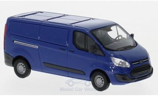 Modellautos Ford Transit 1/87 Busch Custom Kasten blau 2012 Ford Transit 1/87 Busch Custom Kasten blau 2012 modellautos