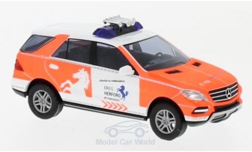 Mercedes Classe M 1/87 Busch (W164) Notarzt Herford 2005 modellautos
