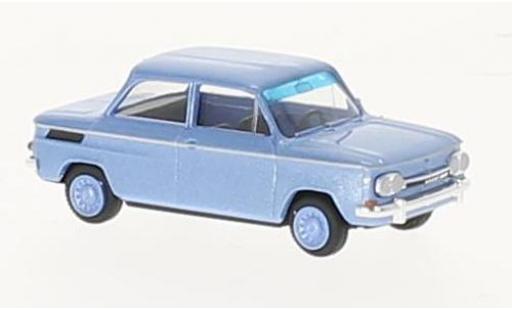NSU 1000 1/87 Busch TT mettalic blau 1965 modellautos