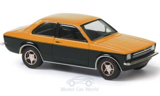 Opel Kadett 1/87 Busch C orange/schwarz 1977 modellautos