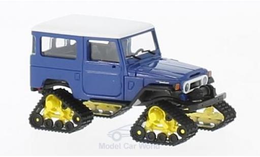 Modellautos Toyota Land Cruiser 1/87 Busch J4 blau/weiss 1960 mit Raupenantrieb Toyota Land Cruiser 1/87 Busch J4 blau/weiss 1960 mit Raupenantrieb modellautos
