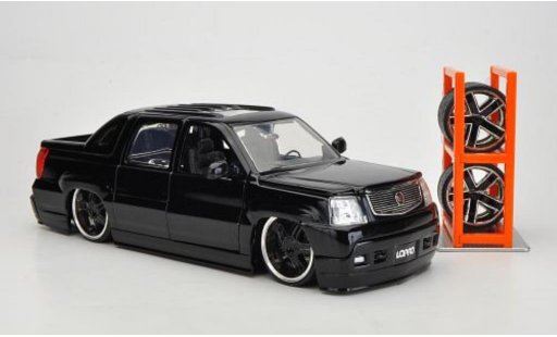 Cadillac Escalade tuning 1/24 Jada Toys EXT schwarz 2002 modellautos