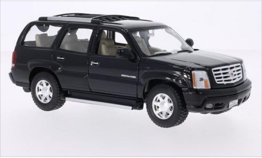 Cadillac Escalade suv 1/24 Welly schwarz 2002 modellautos