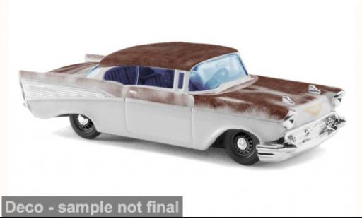 Chevrolet Bel Air 1/87 Busch grau/braun 1957 1:87 modellautos