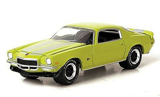 Chevrolet Camaro Z28 1/64 Greenlight gr&Atilde;&frac14;n/grau 1972 modellautos