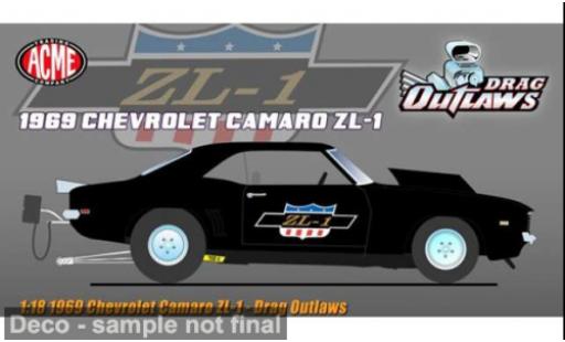 Chevrolet Camaro 1/18 ACME ZL1 1969 Drag Outlaws 1:18