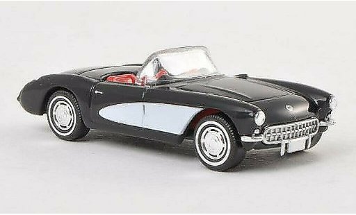 Chevrolet Corvette Convertible 1/87 Busch C1 C1 Cabrio schwarz/weiss 1956 modellautos