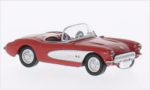 Chevrolet Corvette Convertible 1/87 Schuco C1 C1 rot/weiss modellautos