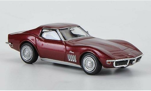 Chevrolet Corvette Coupe 1/87 Brekina C3 rot modellautos