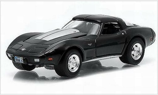 Chevrolet Corvette Coupe 1/64 Greenlight C3 schwarz/grau 1978 modellautos
