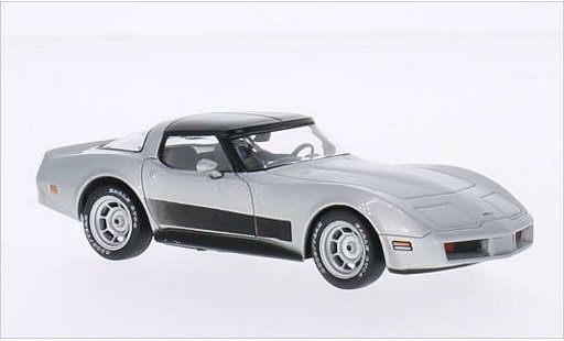 Chevrolet Corvette Coupe 1/43 WhiteBox C3 grau 1980 modellautos