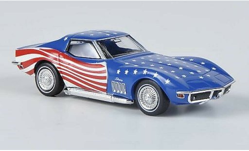 Chevrolet Corvette Coupe 1/87 Brekina C3 Stars & Stripes mit Sidepipes modellautos