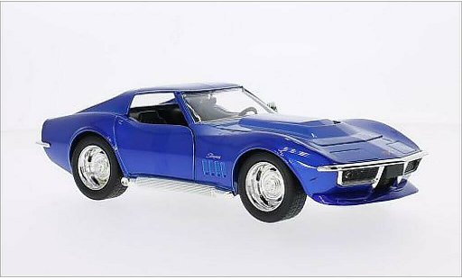 Chevrolet Corvette Stingray 1/24 Jada Toys C3 blau 1969 modellautos