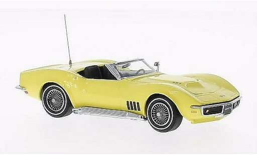 Chevrolet Corvette Convertible 1/43 Vitesse C3 Cabrio gelb 1968 modellautos