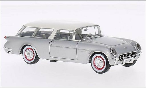 Chevrolet Corvette Convertible 1/43 Neo C1 Nomad grau/weiss 1954 modellautos