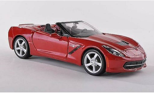 Chevrolet Corvette Convertible 1/24 Maisto C7 (C 7) Cabrio rot 2014 modellautos