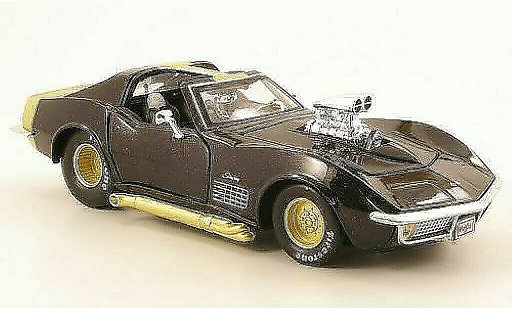 Chevrolet Corvette Coupe 1/24 Maisto C3 schwarz/gold 1970 modellautos
