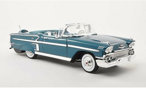 Chevrolet Impala Convertible 1/18 Motormax Cabrio t&Atilde;&frac14;rkis 1958 modellautos
