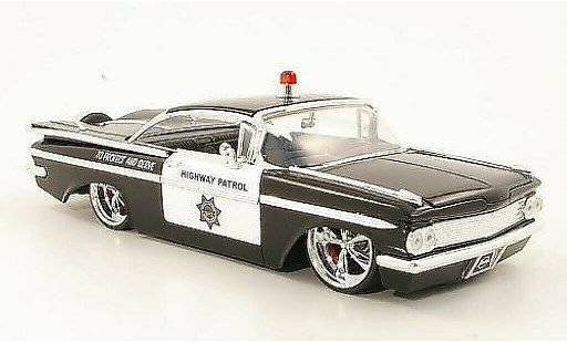 Chevrolet Impala police 1/24 Jada Toys Tuning Highway Patrol Polizei (US) 1959 modellautos