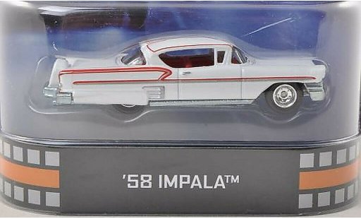 Chevrolet Impala SS 1/64 Hot Wheels weiss/rot American Graffiti 1958 modellautos