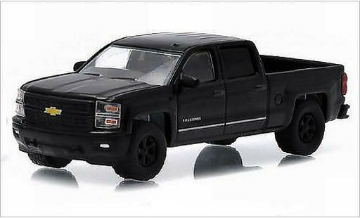 Chevrolet Silverado pickup 1/64 Greenlight 1500 schwarz 2015 modellautos