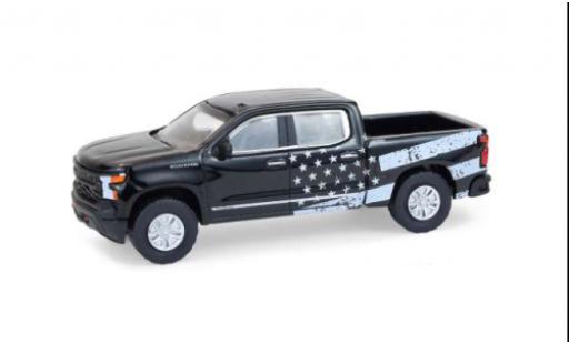 Chevrolet Silverado 1/64 Greenlight blau/blau 2023 1:64 modellautos