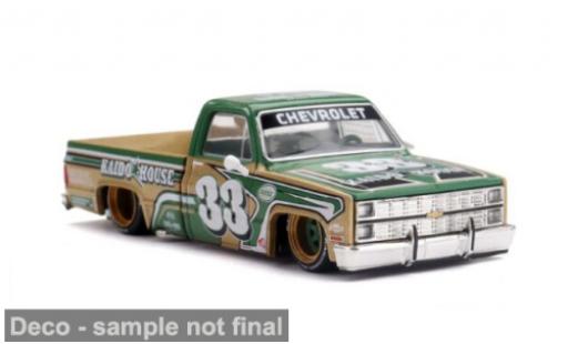 Chevrolet Silverado 1/64 Mini GT Kaido Intimidator V2 gr&uuml;n/braun 1980 1:64 modellautos