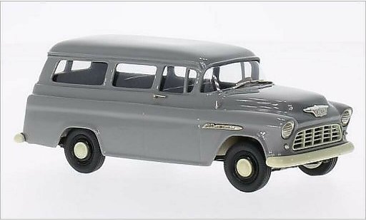 Chevrolet Suburban suv 1/43 Brooklin Carryall grau 1955 modellautos