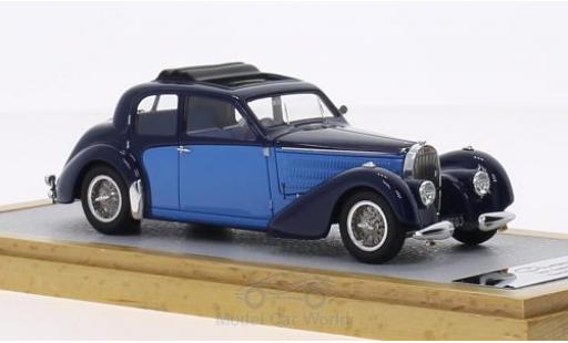 Modellautos Bugatti 57 S 1/43 Chromes Type Galibier Gangloff Demi Berline blau/blau RHD 1937 sn603 Bugatti 57 S 1/43 Chromes Type Galibier Gangloff Demi Berline blau/blau RHD 1937 sn603 modellautos