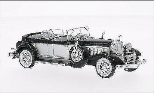 Chrysler Imperial Phaeton 1/43 WhiteBox Le Baron grau/schwarz 1933 modellautos