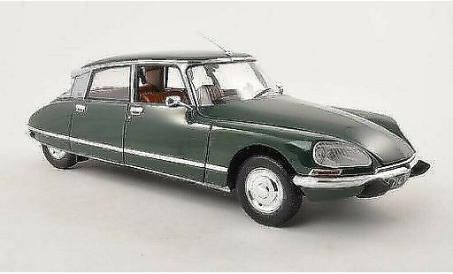 Citroen DS 23 1/18 Norev Pallas gr&Atilde;&frac14;n 1972 modellautos