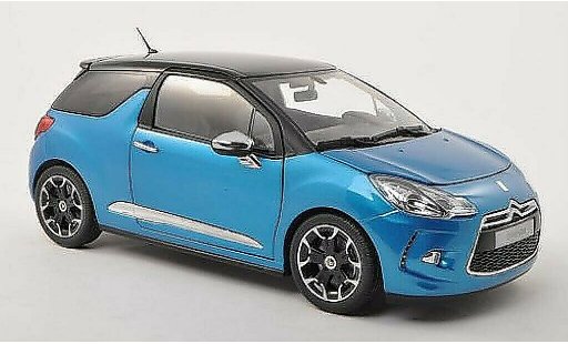 DS Automobiles DS3 Berline 1/18 Norev blau/schwarz 2011 modellautos