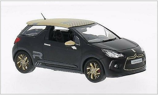DS Automobiles DS3 Racing 1/43 Norev matt-schwarz/matt-gold 2013 modellautos