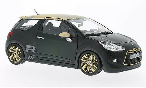 DS Automobiles DS3 Racing 1/18 Norev matt-schwarz mit Golddeko 2013 modellautos