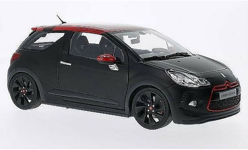 DS Automobiles DS3 Racing 1/18 Norev S.Loeb matt-schwarz mit rotem Dach 2012 modellautos