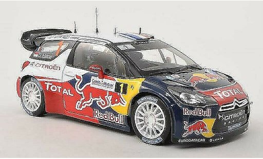 DS Automobiles DS3 WRC 1/18 Norev No.1 Red Bull Rally Frankreich 2012 /D.Elena modellautos