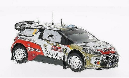 DS Automobiles DS3 WRC 1/43 IXO No.2 Abu Dhabi Rally Portugal 2013 /J.Lehtinen modellautos