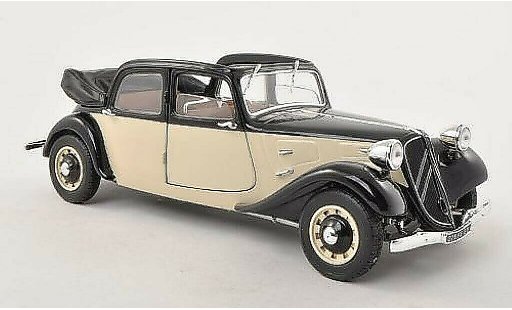 Citroen Traction 11 1/18 Solido B Decouvrable schwarz/beige 1938 modellautos