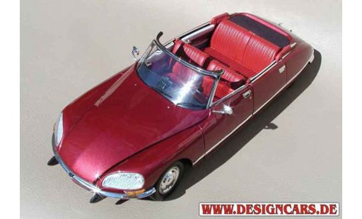 Citroen DS 21 1/18 Norev cabriolet 4 portes rot lucifer modellautos