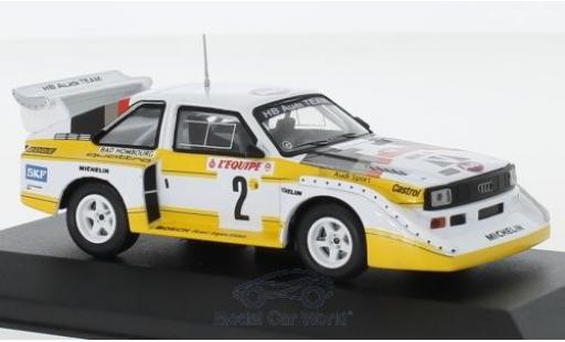 Modellautos Audi Sport Quattro 1/43 CMR Sport quattro S1 No.2 HB Team HB Rallye WM Rallye Monte Carlo 1986 mit Decals W.Röhrl/C.Geistdörfer Audi Sport Quattro 1/43 CMR Sport quattro S1 No.2 HB Team HB Rallye WM Rallye Monte Carlo 1986 mit Decals W.Röhrl/C.Geistdörfer modellautos
